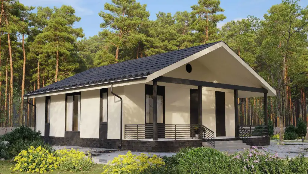 Строим дом 111 м2 из газобетона в Коккорево - 1
