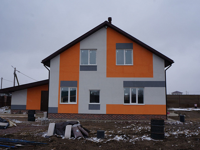 Дом из газобетона в дер. Олики